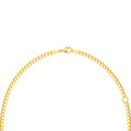 Oval Citrine Curb Necklace