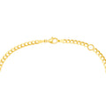 Oval Citrine Curb Bracelet
