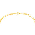 Oval Sky Blue Curb Bracelet