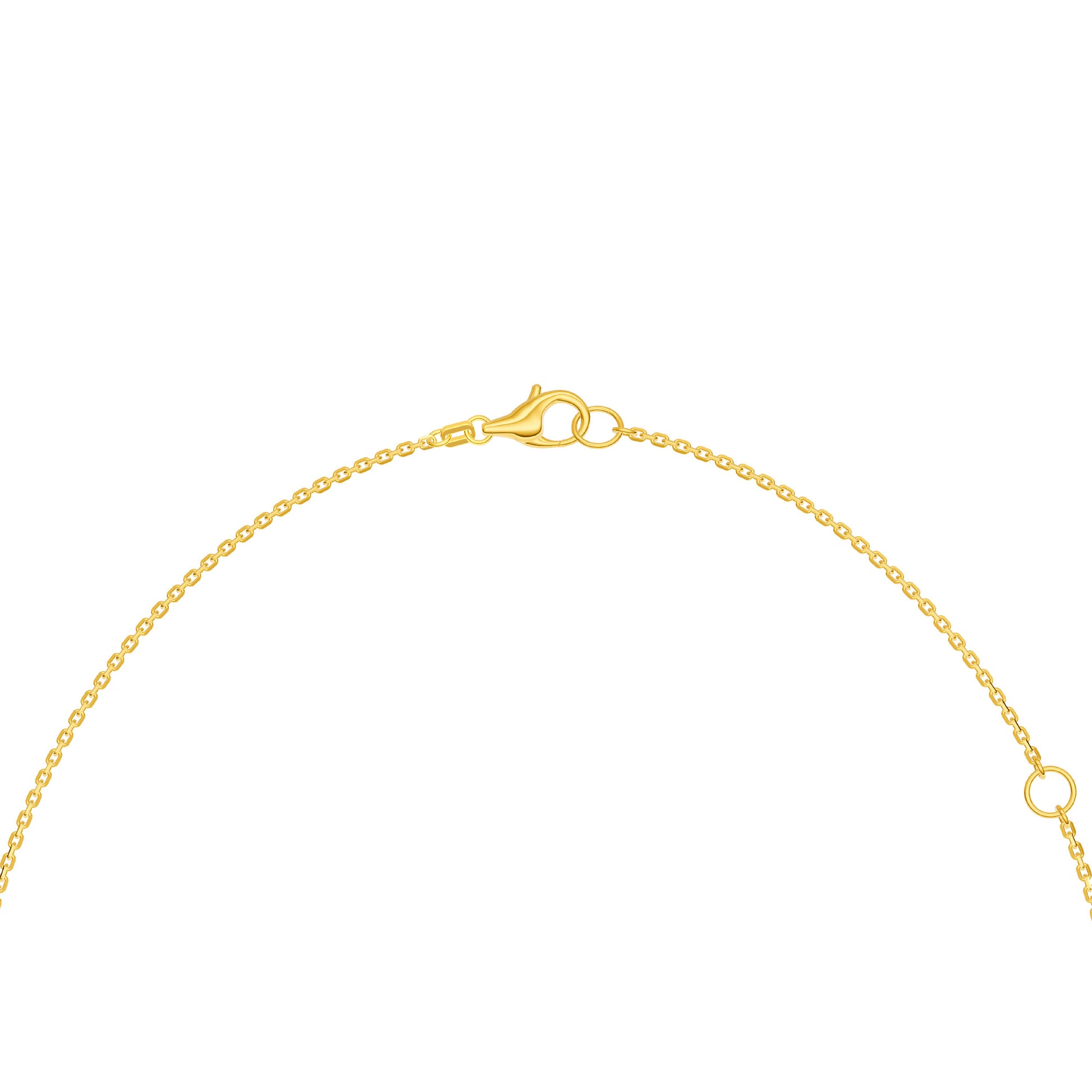 Pear Sky Blue Station Necklace
