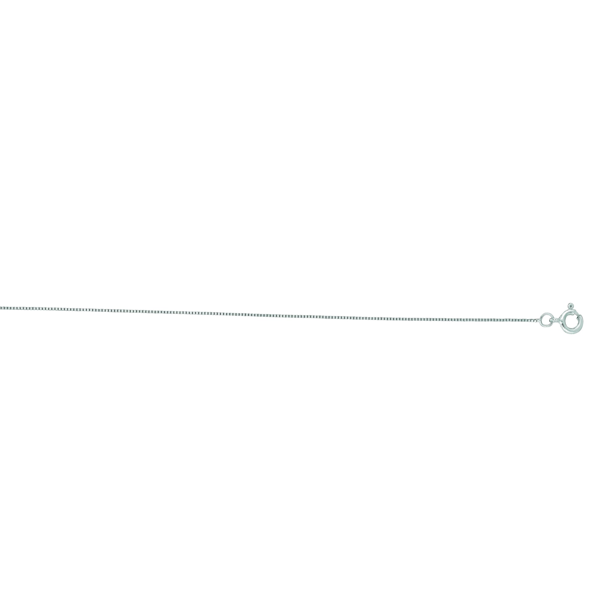 14K Gold 0.50mm Classic Box Chain