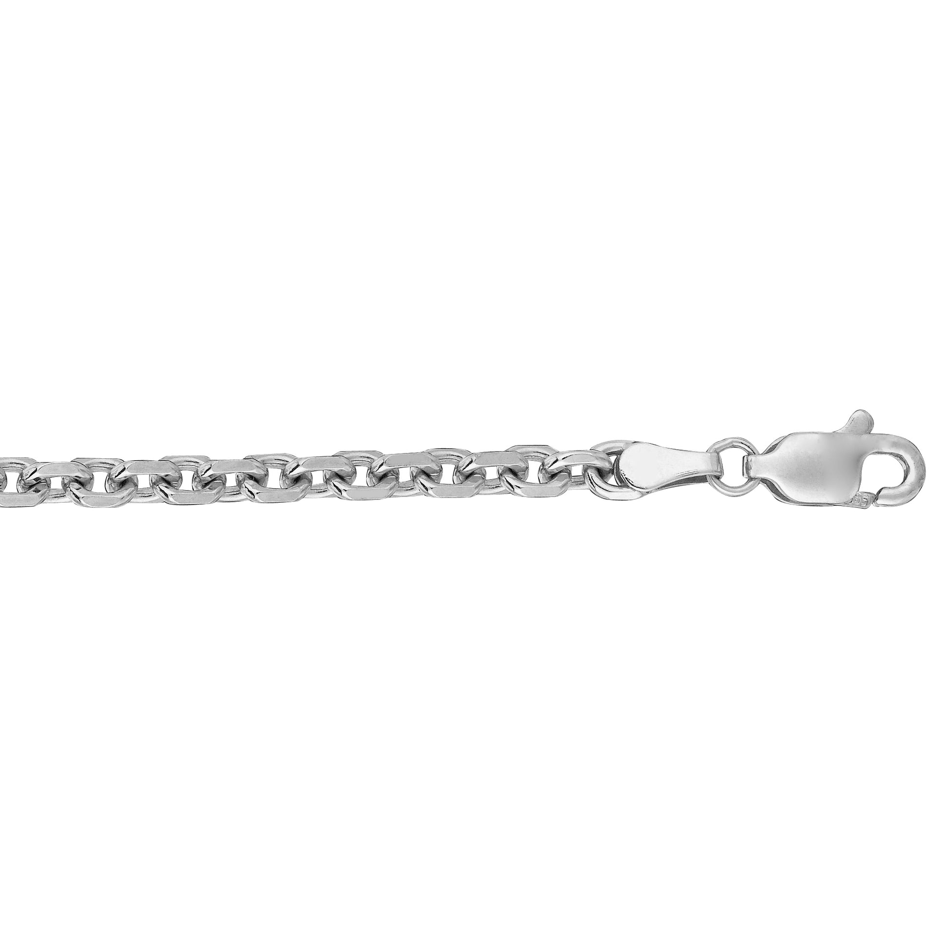 14K Gold 3.7mm DC Cable Chain