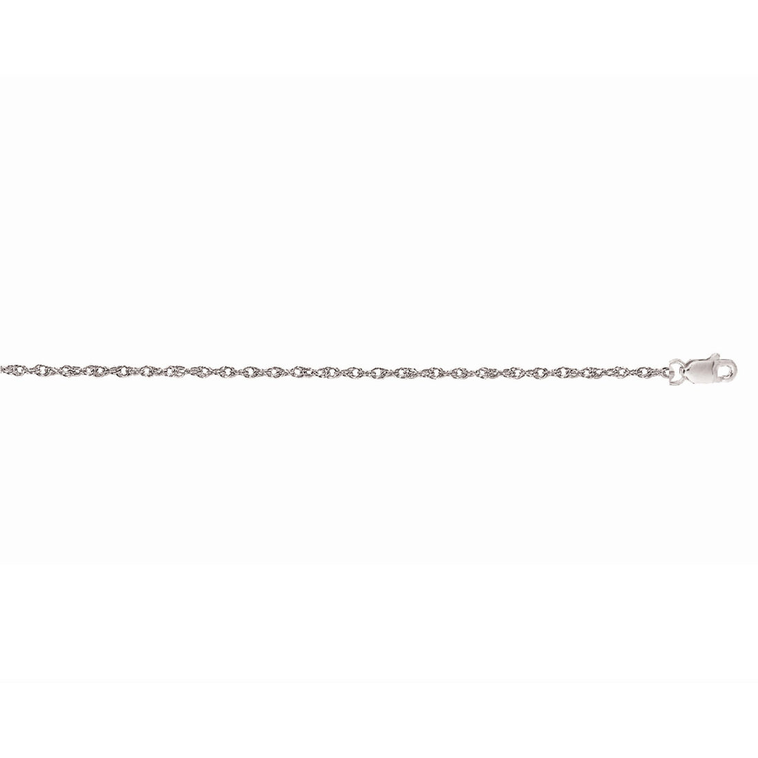 14K Gold .85mm Machine Rope Chain (Carded)
