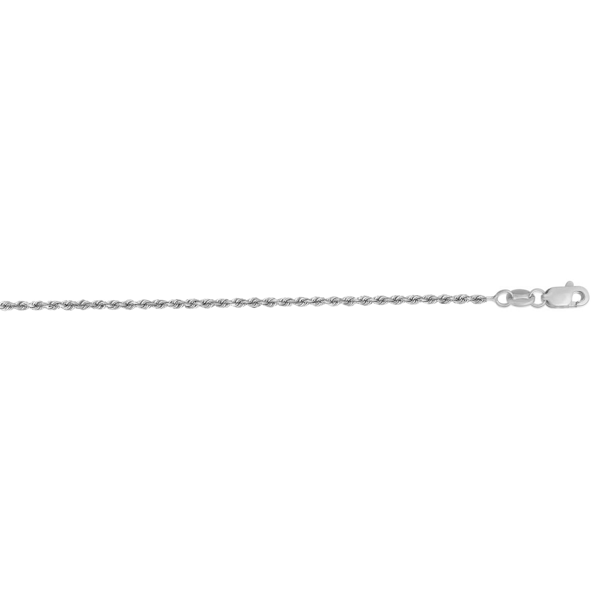 14K Gold 18"" 1.4mm Diamond Cut Royal Rope Chain
