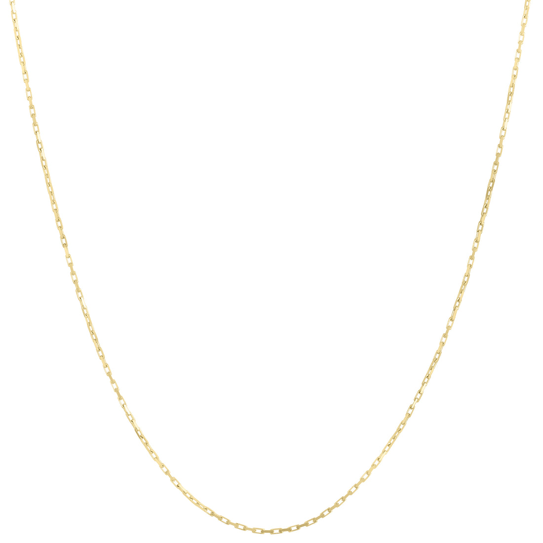 10K Gold 1.3mm French Cable Chain
