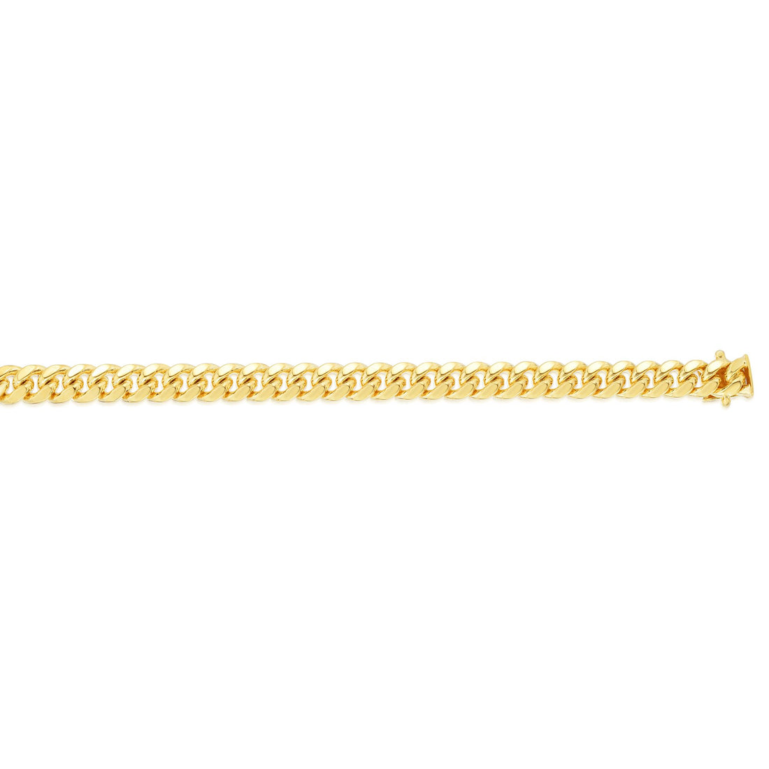 10K Gold 24"" 7.1mm Classic Miami Cuban