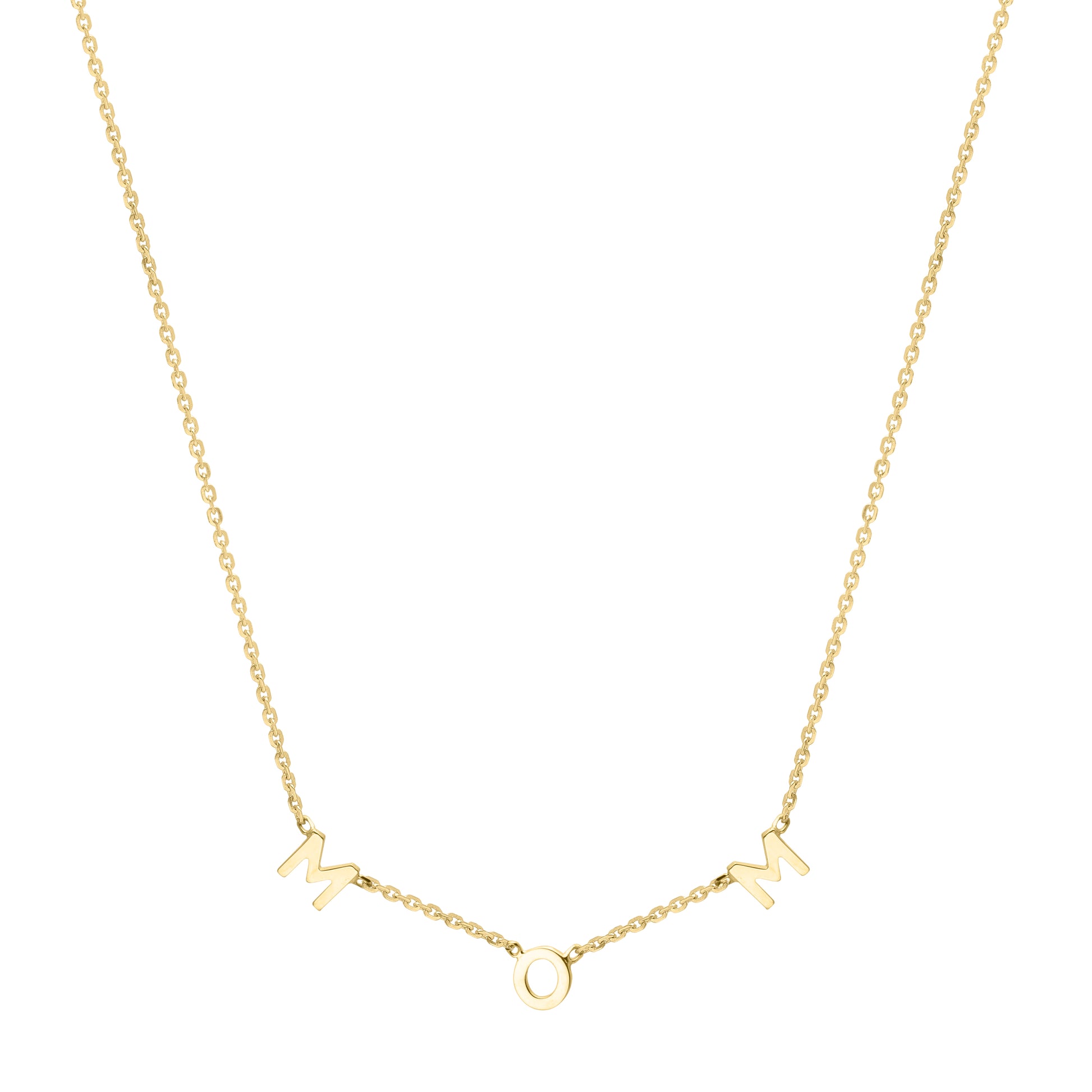 10K ""Mom"" Necklace